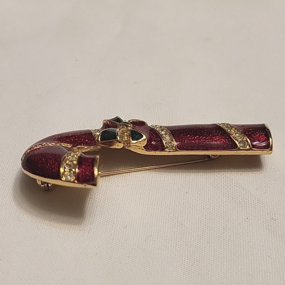 Vintage Candy Cane Brooch - Picture 7 of 7
